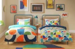 Habitat Kids Geo Shapes Twin Pack Bedding Set - Double -Cooking and dining Shop 9610790 R Z007A