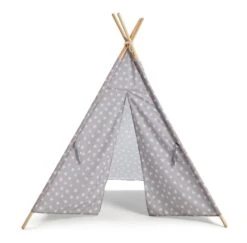 Habitat Kids Grey Stars Teepee Tent -Cooking and dining Shop 9611005 R Z002A
