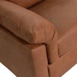 Habitat Florence LeatherRight Hand Corner Chaise Sofa - Tan -Cooking and dining Shop 9611586 R Z009A