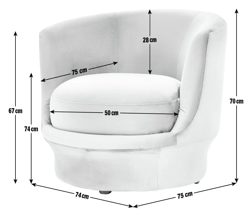 Habitat Ronda Velvet Accent Chair - Olive Green 4 Habitat Ronda Velvet Accent Chair - Olive Green - Image 4