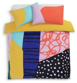 Habitat Panel Print Multicolour Bedding Set - Single -Cooking and dining Shop 9613656 R Z002A