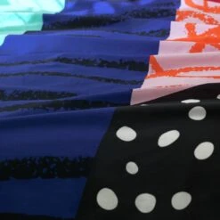 Habitat Panel Print Multicolour Bedding Set - Single -Cooking and dining Shop 9613656 R Z005A