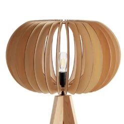 Habitat Achille Ash Wooden Tripod Floor Lamp - Oak -Cooking and dining Shop 9615489 R Z005A