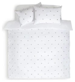 Habitat Tufted Spot White & Grey Bedding Set - Single -Cooking and dining Shop 9625826 R Z002A