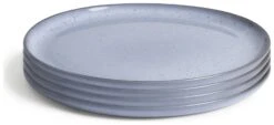 Habitat Evora 4 Piece Stoneware Side Plates - Blue