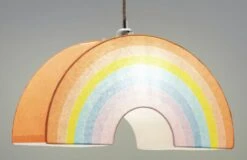 Habitat Kids Rainbow Paper Shade - Multicoloured -Cooking and dining Shop 9641697 R Z002C