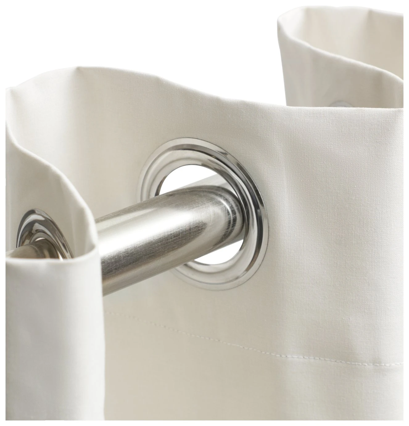 Habitat Blackout Eyelet Curtain - Cream 1 Habitat Blackout Eyelet Curtain - Cream