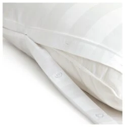 Habitat Cotton 400TC Sateen Stripe White Bedding Set -Double 10 Habitat Cotton 400TC Sateen Stripe White Bedding Set -Double -Cooking and dining Shop 9648030 R Z004A