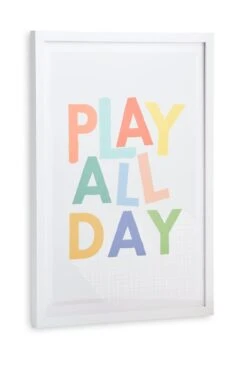 Habitat Kids Play Slogan Framed Wall Art - 31x43cm -Cooking and dining Shop 9650781 R Z002A