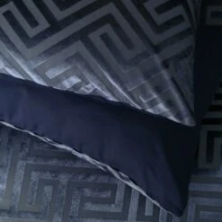 Habitat Velvet Geo Navy Bedding Set - Single -Cooking and dining Shop 9651663 R Z003A