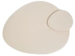 Habitat Set Of 4 Faux Leather Pebble Placemats And Coasters -Cooking and dining Shop 9652923 R Z002A