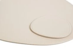 Habitat Set Of 4 Faux Leather Pebble Placemats And Coasters -Cooking and dining Shop 9652923 R Z004A