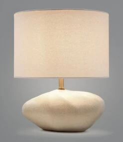 Habitat Ima Pebble Table Lamp - White -Cooking and dining Shop 9669954 R Z002C